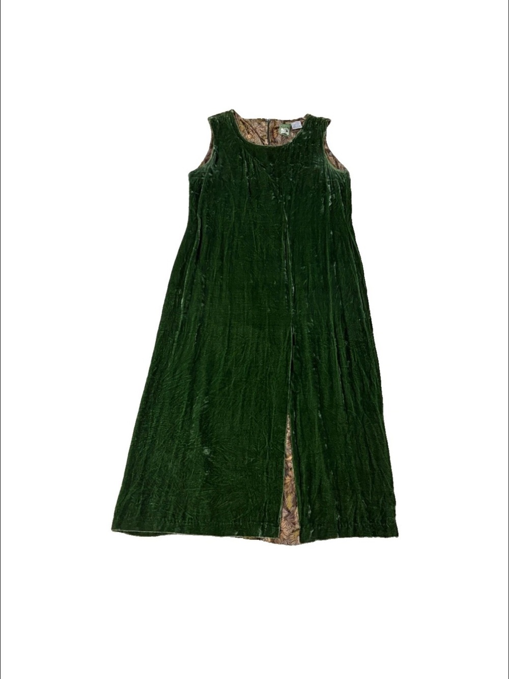 VTG 90s April Cornell Velvet Maxi Dress Size L Silk Victorian Cottagecore Boho